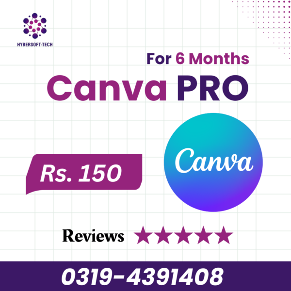 Canva Pro For 6 Months