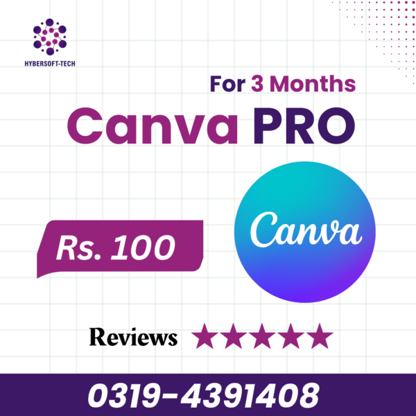 Canva Pro For 3 Months